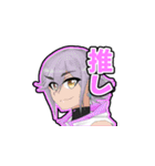 銀髪女子会スタンプ（個別スタンプ：3）