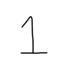 算用数字のスタンプ（個別スタンプ：2）