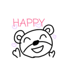 あいさつ(くま)（個別スタンプ：9）