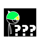とある緑の棒人間スタンプ（個別スタンプ：10）