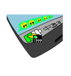 とある緑の棒人間スタンプ（個別スタンプ：19）