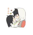 かまちょ彼女とツンデレ彼氏（個別スタンプ：34）