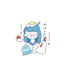 海月 雨ちゃんすたんぷ1（個別スタンプ：1）
