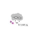 孫が作ったおばあちゃんスタンプ（個別スタンプ：3）
