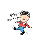 孫が作ったおばあちゃんスタンプ（個別スタンプ：9）