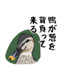 【真顔】動物ことわざ（個別スタンプ：13）