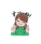 "あーちゃん" (カワイイおばあちゃん)（個別スタンプ：9）