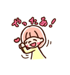 ゆるい手描き女の子のスタンプ Vol.2（個別スタンプ：4）