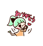 ゆるい手描き女の子のスタンプ Vol.2（個別スタンプ：5）