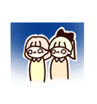 ゆるい手描き女の子のスタンプ Vol.2（個別スタンプ：7）