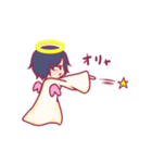 無表情天使ちゃん（個別スタンプ：1）