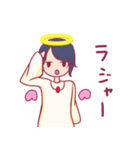 無表情天使ちゃん（個別スタンプ：4）