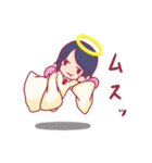 無表情天使ちゃん（個別スタンプ：5）
