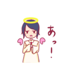 無表情天使ちゃん（個別スタンプ：6）