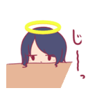 無表情天使ちゃん（個別スタンプ：7）