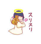 無表情天使ちゃん（個別スタンプ：18）