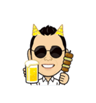 丸めがねTV3（個別スタンプ：35）