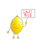 レモンくんの日常手書き看板スタンプ（個別スタンプ：15）