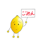 レモンくんの日常手書き看板スタンプ（個別スタンプ：18）