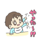 くせっ毛あかちゃん (Blue)（個別スタンプ：19）