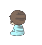 くせっ毛あかちゃん (Blue)（個別スタンプ：20）