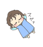 くせっ毛あかちゃん (Blue)（個別スタンプ：23）