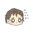 くせっ毛あかちゃん (Blue)（個別スタンプ：38）