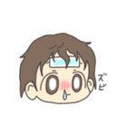 くせっ毛あかちゃん (Blue)（個別スタンプ：40）