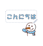 Snowman message stickers JP（個別スタンプ：1）