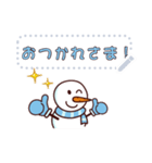 Snowman message stickers JP（個別スタンプ：12）
