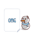Snowman message stickers JP（個別スタンプ：14）
