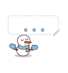 Snowman message stickers JP（個別スタンプ：16）