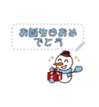 Snowman message stickers JP（個別スタンプ：24）
