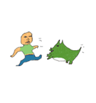 きもかわ画伯のシュールな世界 修正版（個別スタンプ：14）