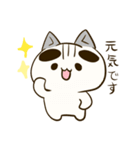 まゆぶとねこ（個別スタンプ：34）