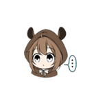 けも耳パーカーちゃん（個別スタンプ：13）