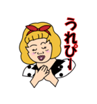 ぶさかわキュートおしゃれ女子（個別スタンプ：9）
