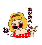 ぶさかわキュートおしゃれ女子（個別スタンプ：11）