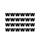文字スタンプ1日本語（個別スタンプ：7）