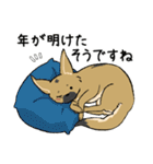 クロハナの年末年始セット[子]（個別スタンプ：9）