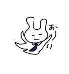 働く父うさぎ。（個別スタンプ：2）