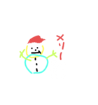 雪だるまくんの冬（個別スタンプ：1）