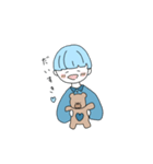 青くんすたんぷ 1（個別スタンプ：1）