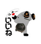 冬に便利で可愛い。熊犬バースくん（個別スタンプ：2）