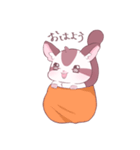 フクロモモンガスタンプ/えきぞちっくつな（個別スタンプ：3）
