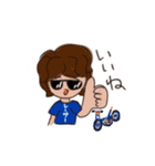 ダンサーとレーサー（個別スタンプ：9）