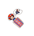 ダンサーとレーサー（個別スタンプ：10）