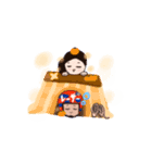 ダンサーとレーサー（個別スタンプ：16）