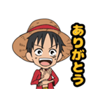 ONE PIECEの手話スタンプ（個別スタンプ：1）