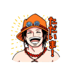 ONE PIECE 白ひげ海賊団つめつめスタンプ（個別スタンプ：21）